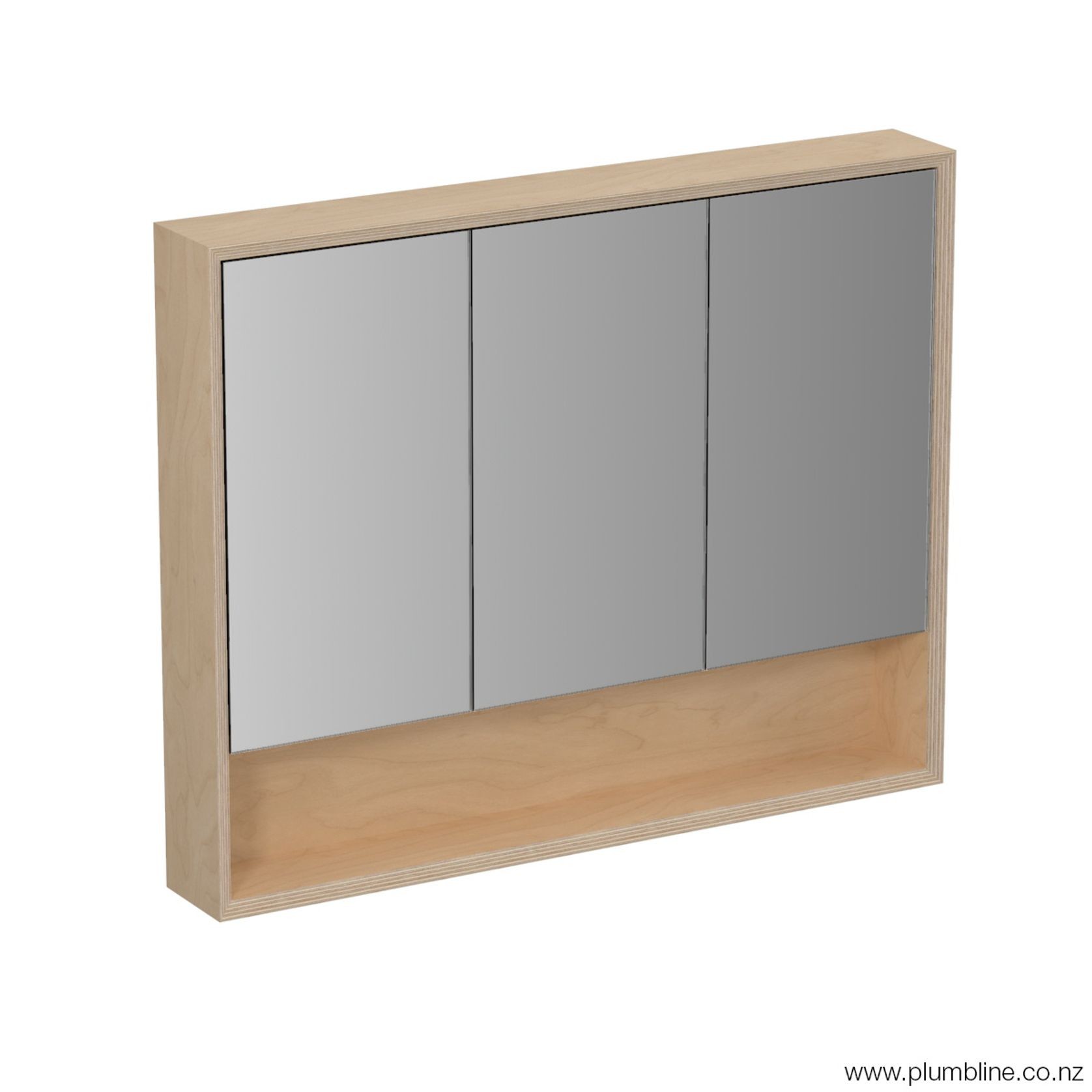 Ply25 900 Mirror Cabinet 3 Door gallery detail image