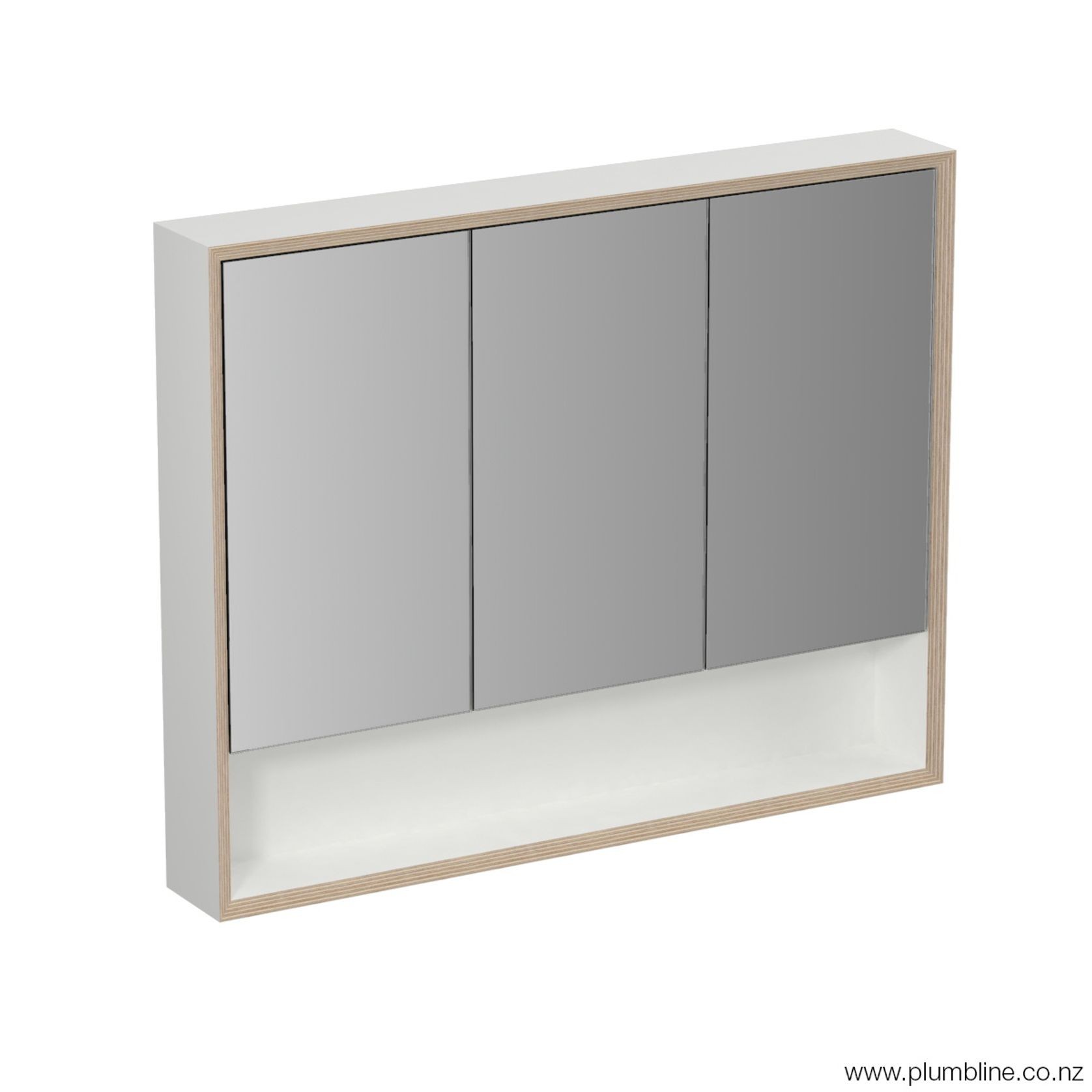 Ply25 900 Mirror Cabinet 3 Door gallery detail image