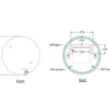 Code Solace Round Led Mirror Range gallery detail image