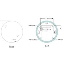 Code Solace Round Led Mirror Range gallery detail image