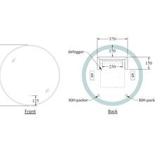 Code Solace Round Led Mirror Range gallery detail image