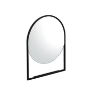 Frame Round LED Mirror with Shelf gallery detail image