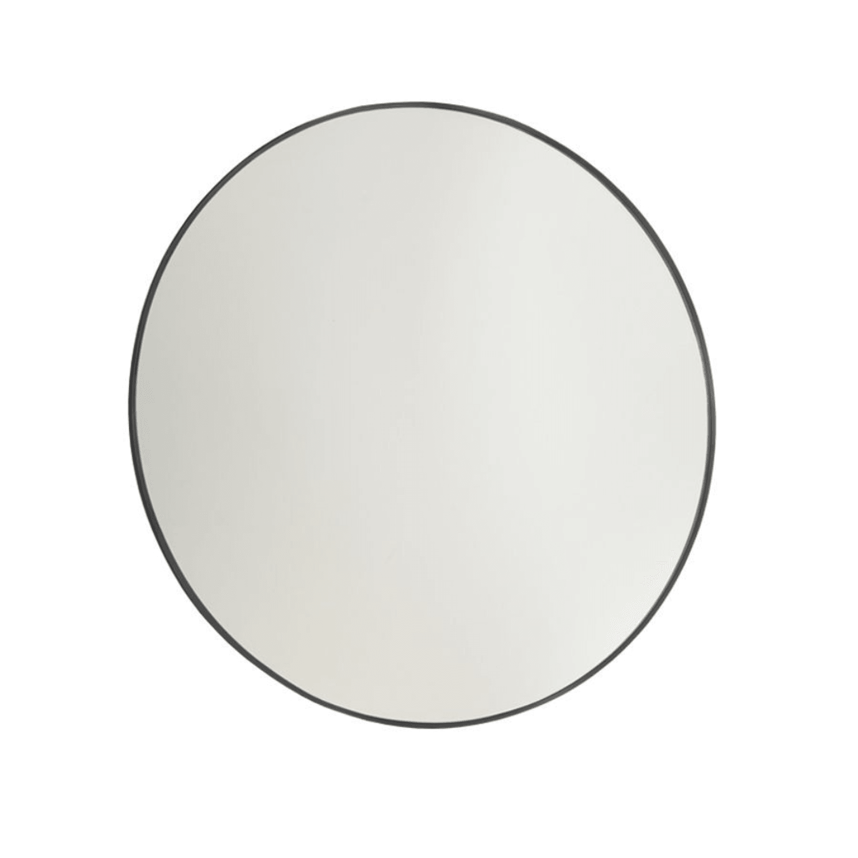 Frame 900 Round Mirror Black gallery detail image