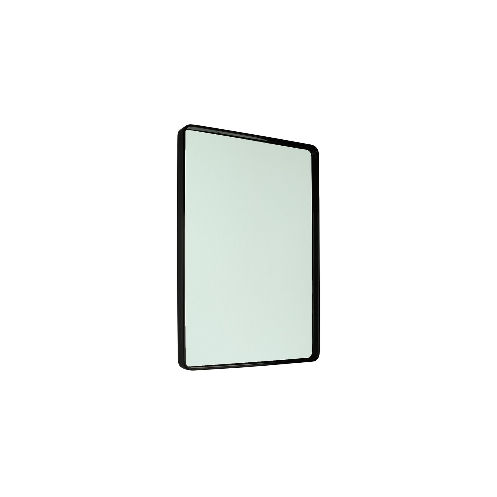 iStone 600 x 900mm Square Mirror Matte Black gallery detail image
