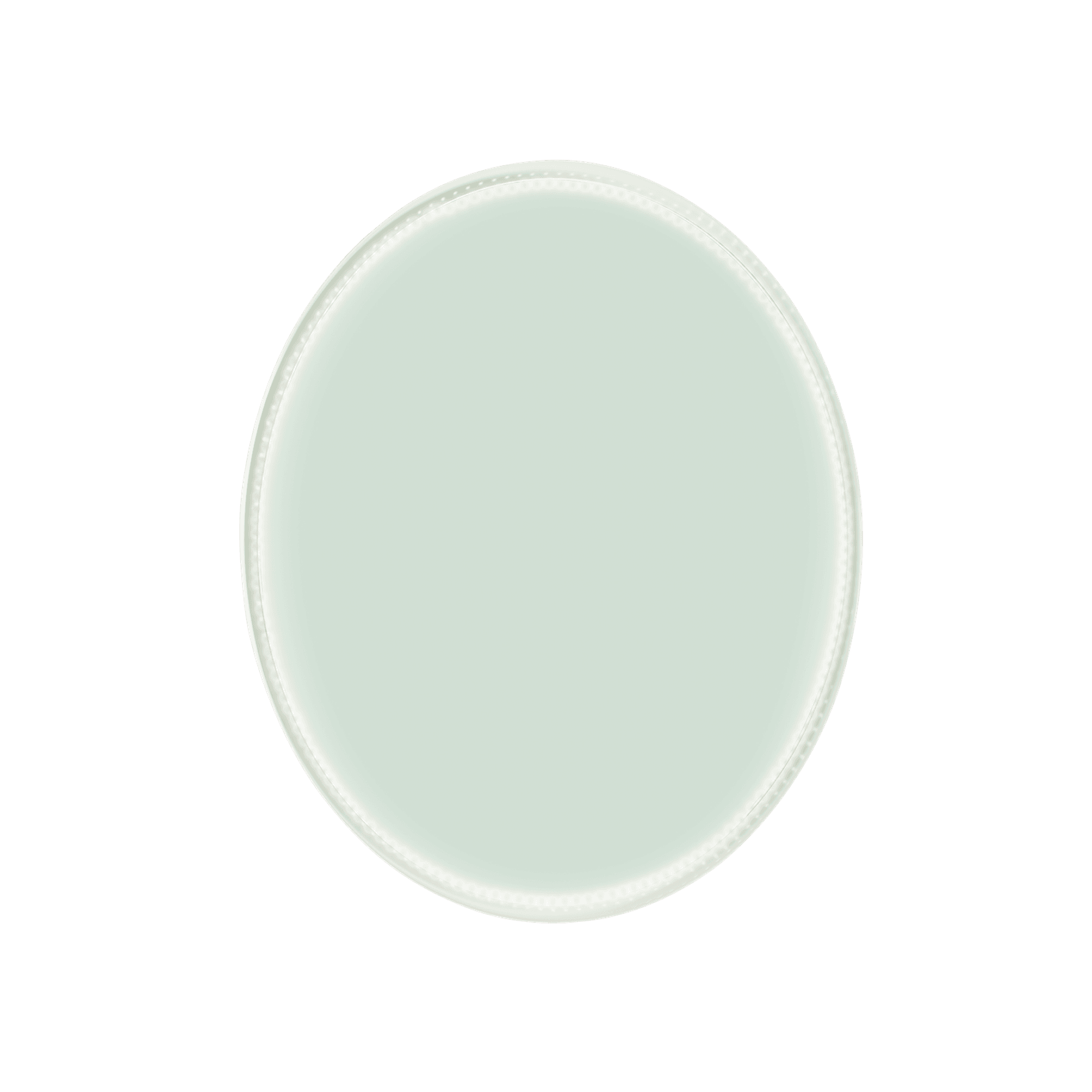 iStone Neo 700mm Round Mirror Gloss White gallery detail image