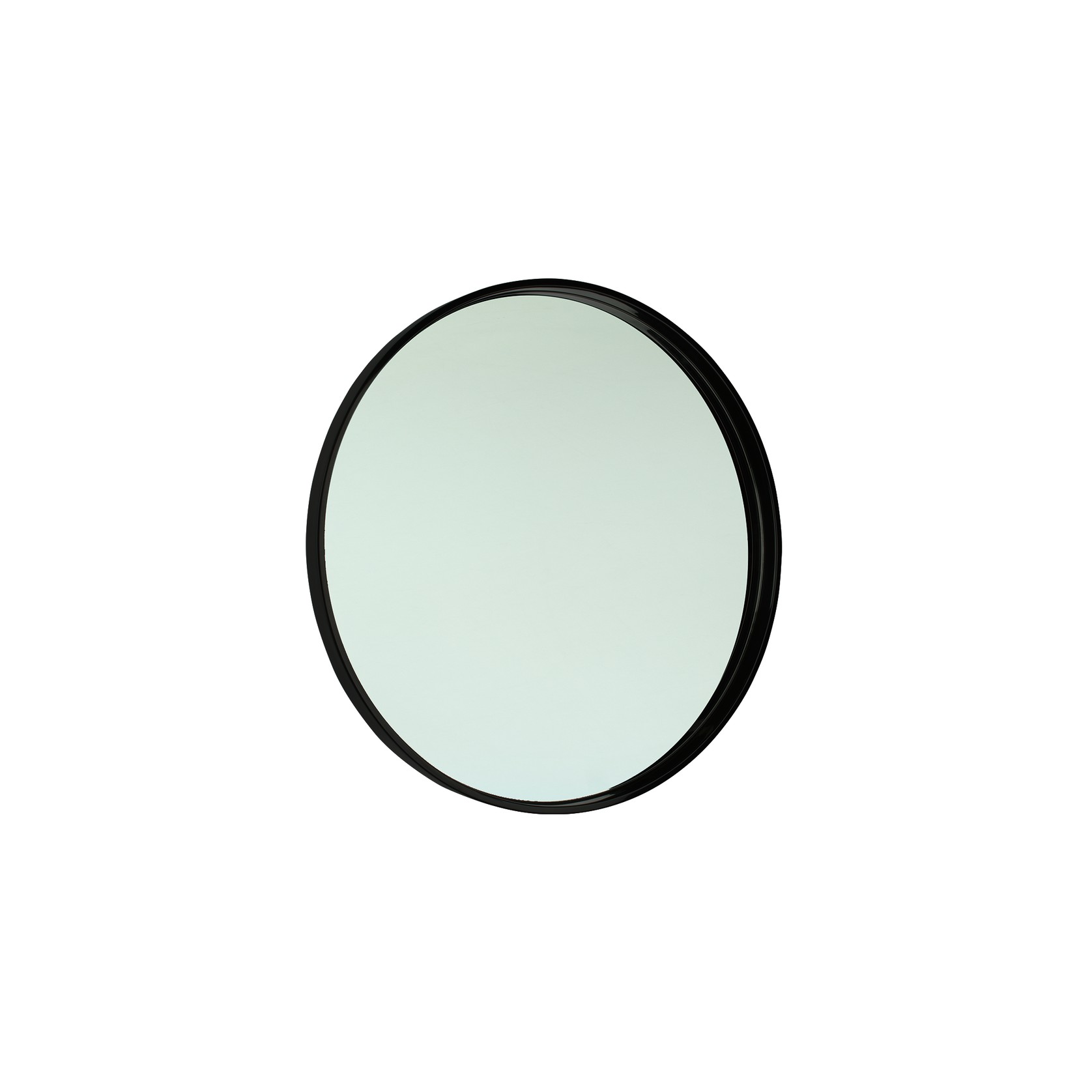 iStone 850mm Round Mirror Matte Black gallery detail image