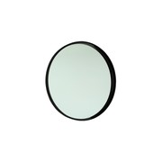 iStone 850mm Round Mirror Matte Black gallery detail image
