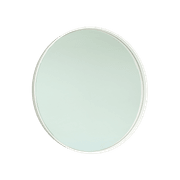 iStone 850mm Round Mirror Matte White gallery detail image