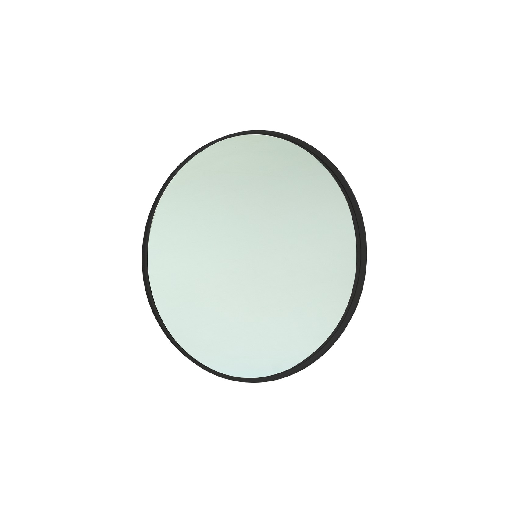 iStone 1100mm Round Mirror Matte Black gallery detail image