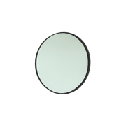 iStone 1100mm Round Mirror Matte Black gallery detail image