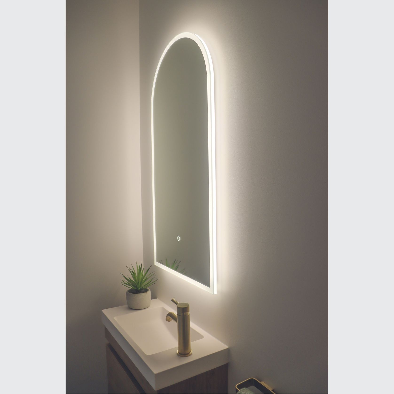 Code Solace Arc Led Mirror gallery detail image