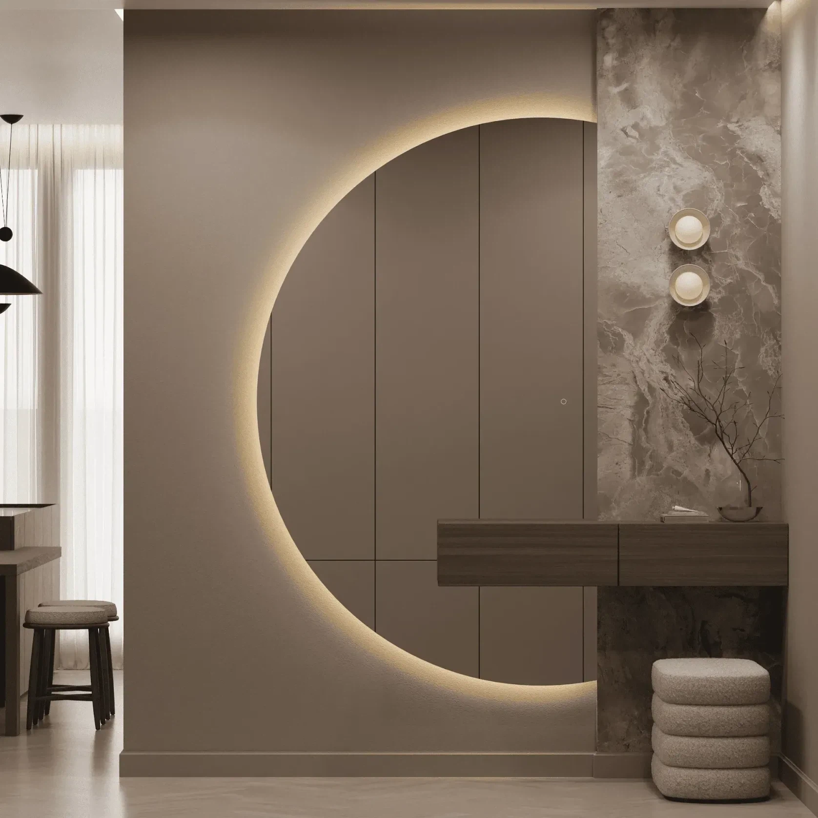 Célina Half Moon Mirror | 2000 x 1000 gallery detail image