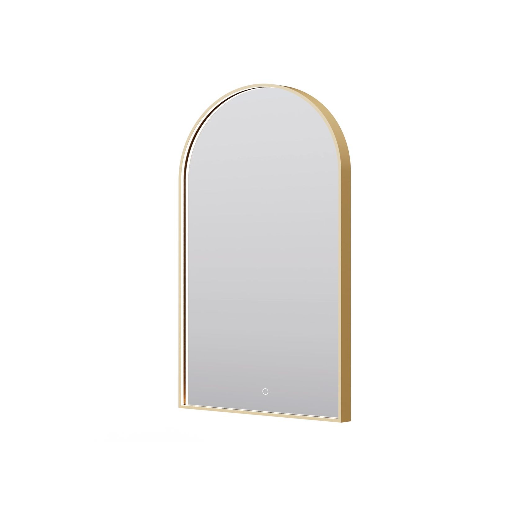 Eclipse Arch Gold LED Framed Mirror with Demister gallery detail image