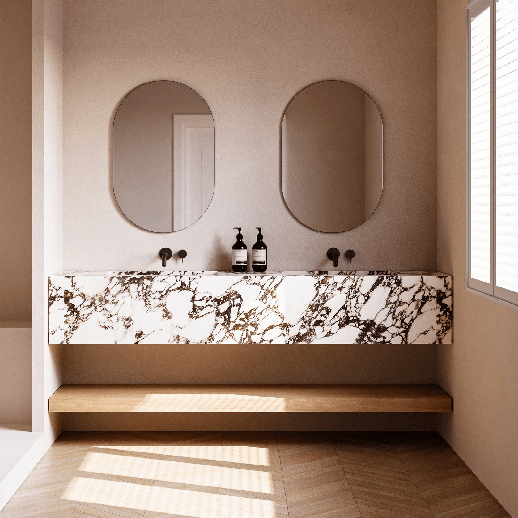 Elara Oval Bathroom Mirror | 900 x 500 gallery detail image