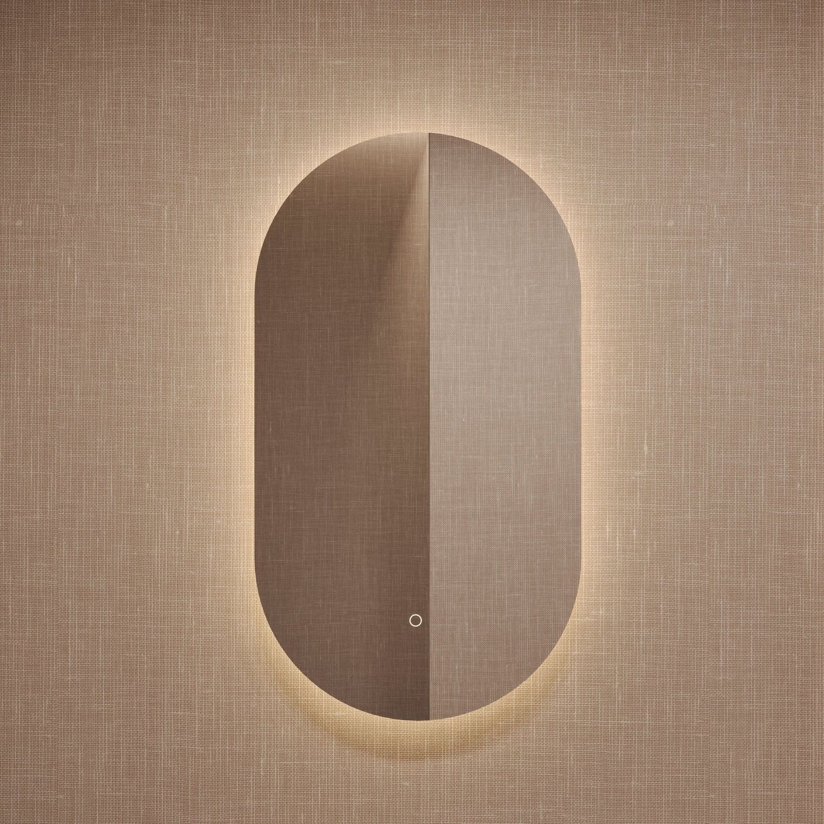 Elara LED Oval Bathroom Mirror | 900 x 500 gallery detail image