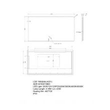 Backlit LED Mirror LM-LDE1580 gallery detail image
