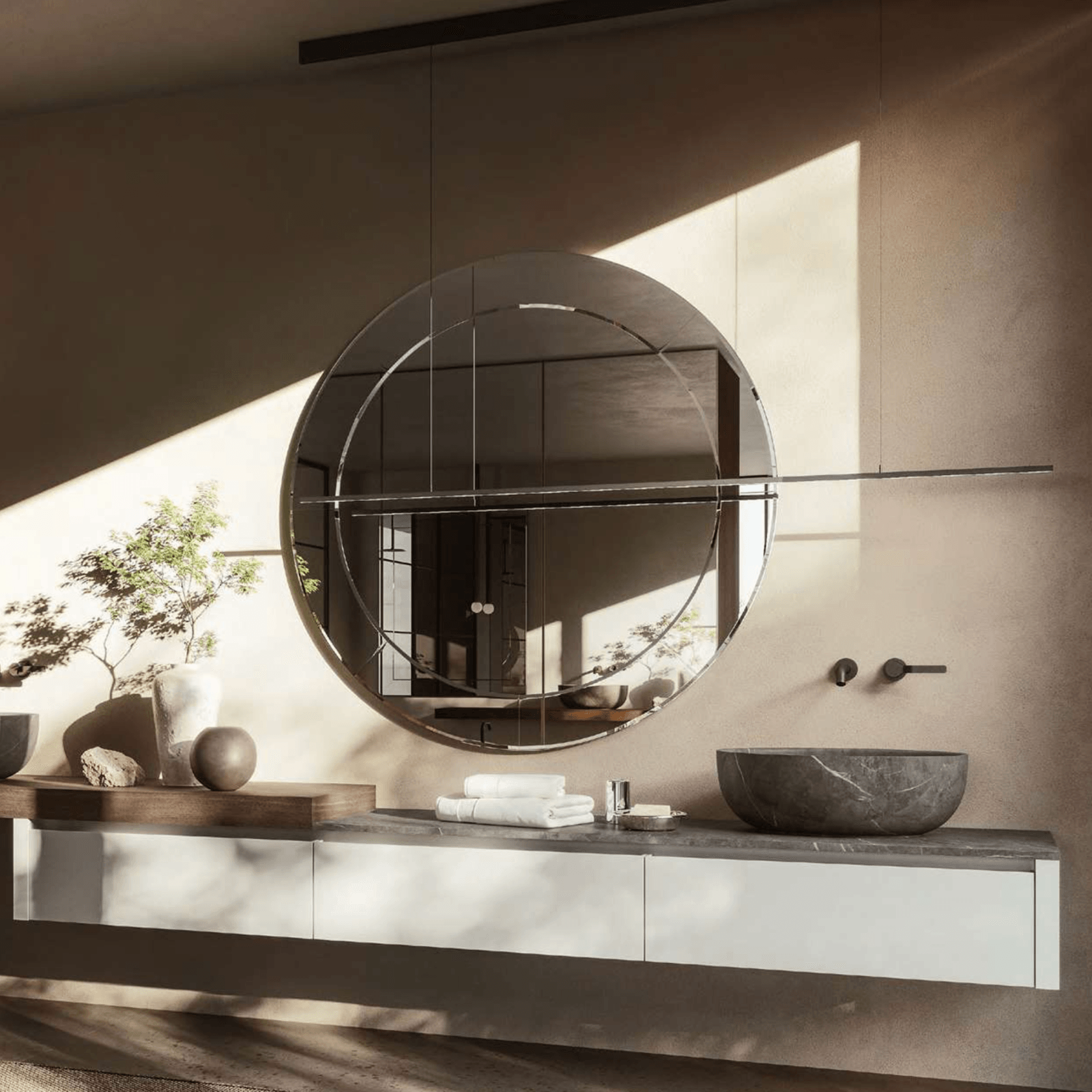 Veneziana Mirror by Boffi gallery detail image