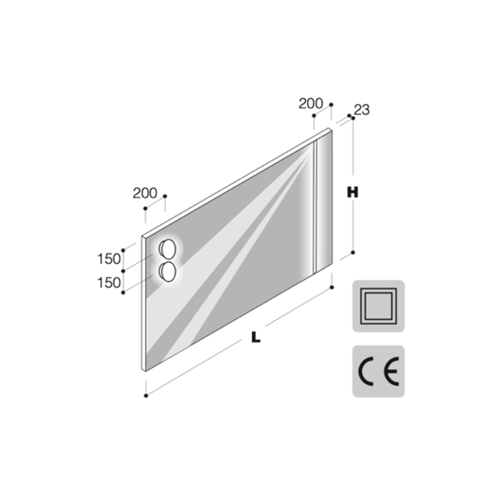 WK6 Mirror by Boffi gallery detail image