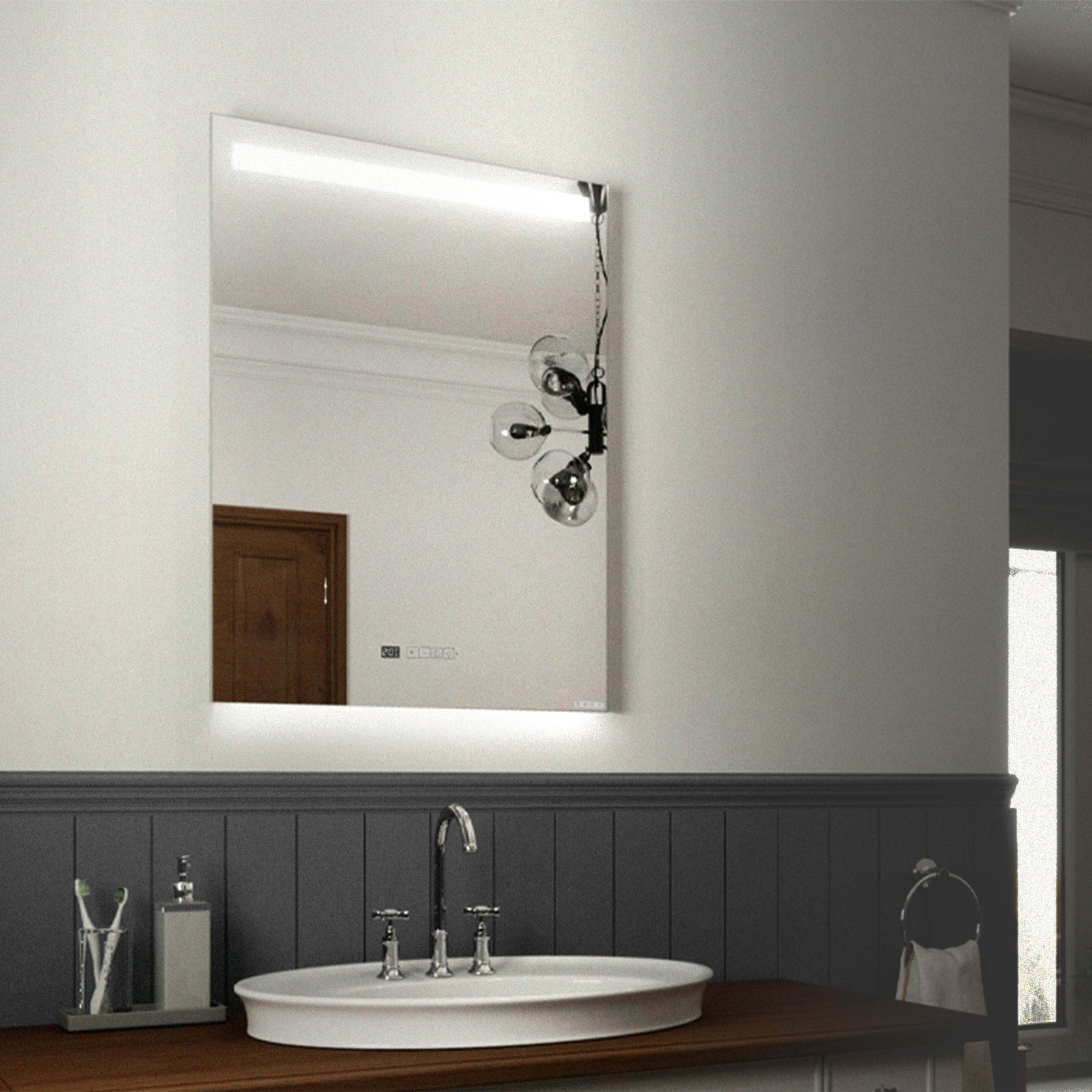 Select XLS Mirror with Lights and Integrated Controls gallery detail image