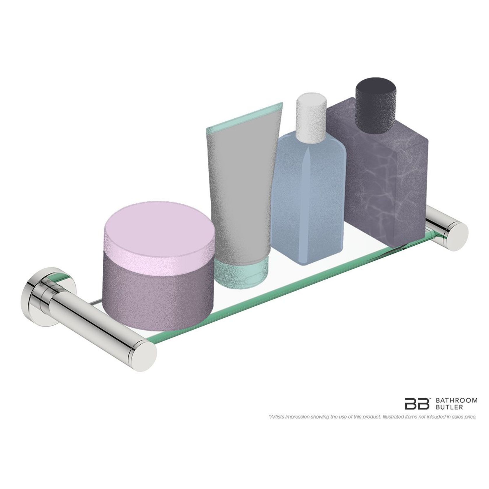 Glass Shelf 330mm - 4600 Series Number 4625 gallery detail image