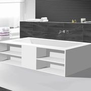 Cube Bathtub with Built-In Shelves gallery detail image