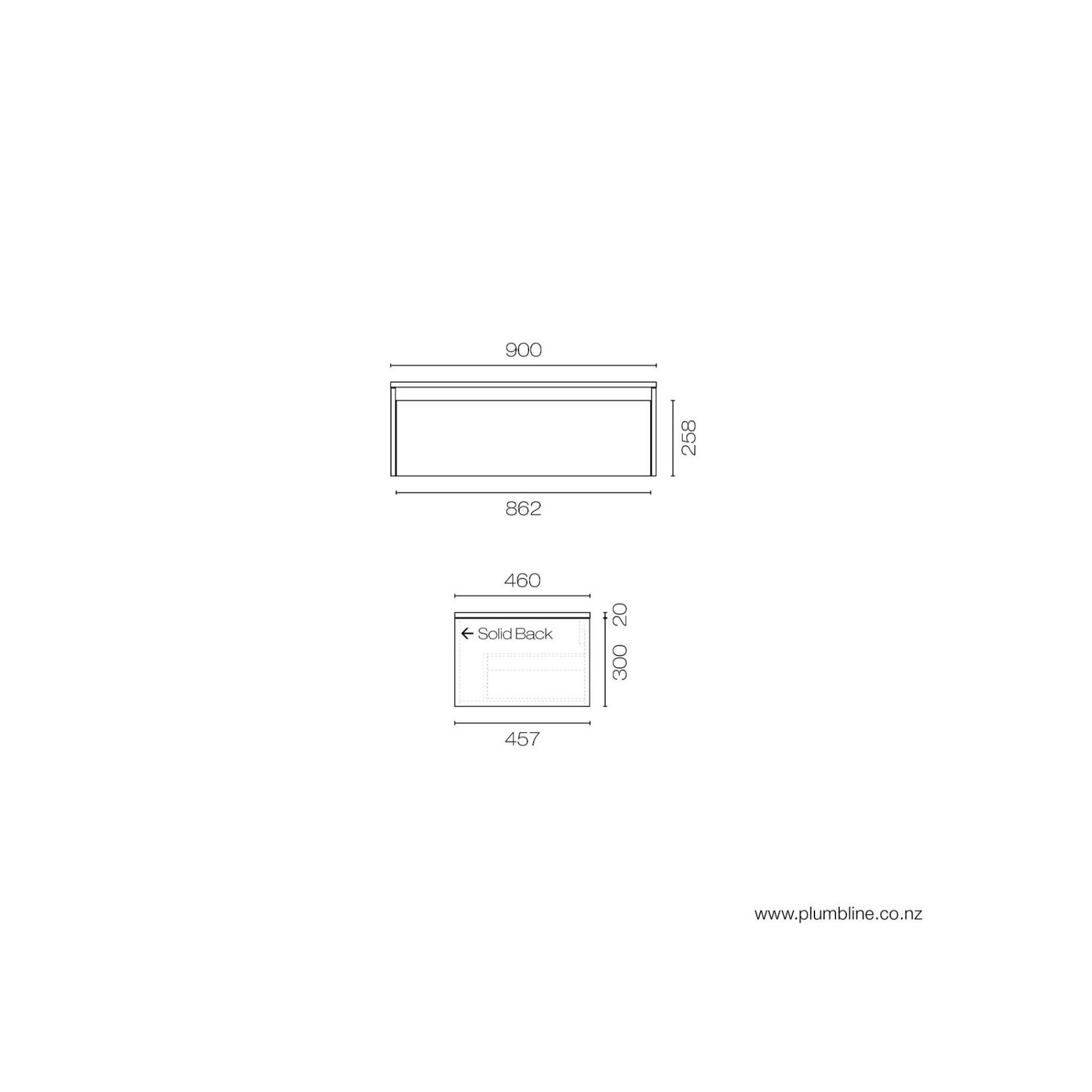 Stanza Casa 900 Drawer Unit with Top gallery detail image