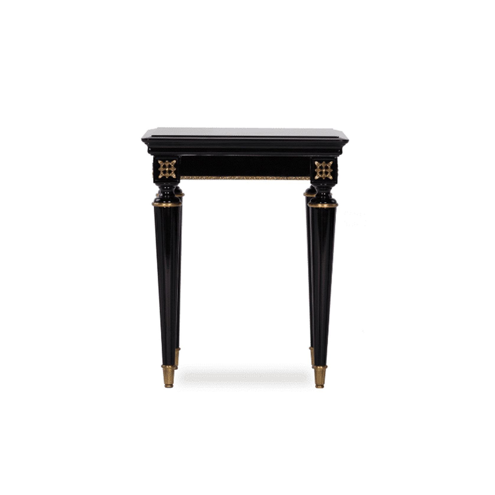 Elegant Black and Gold Luxury Accent Tables "Piano" gallery detail image