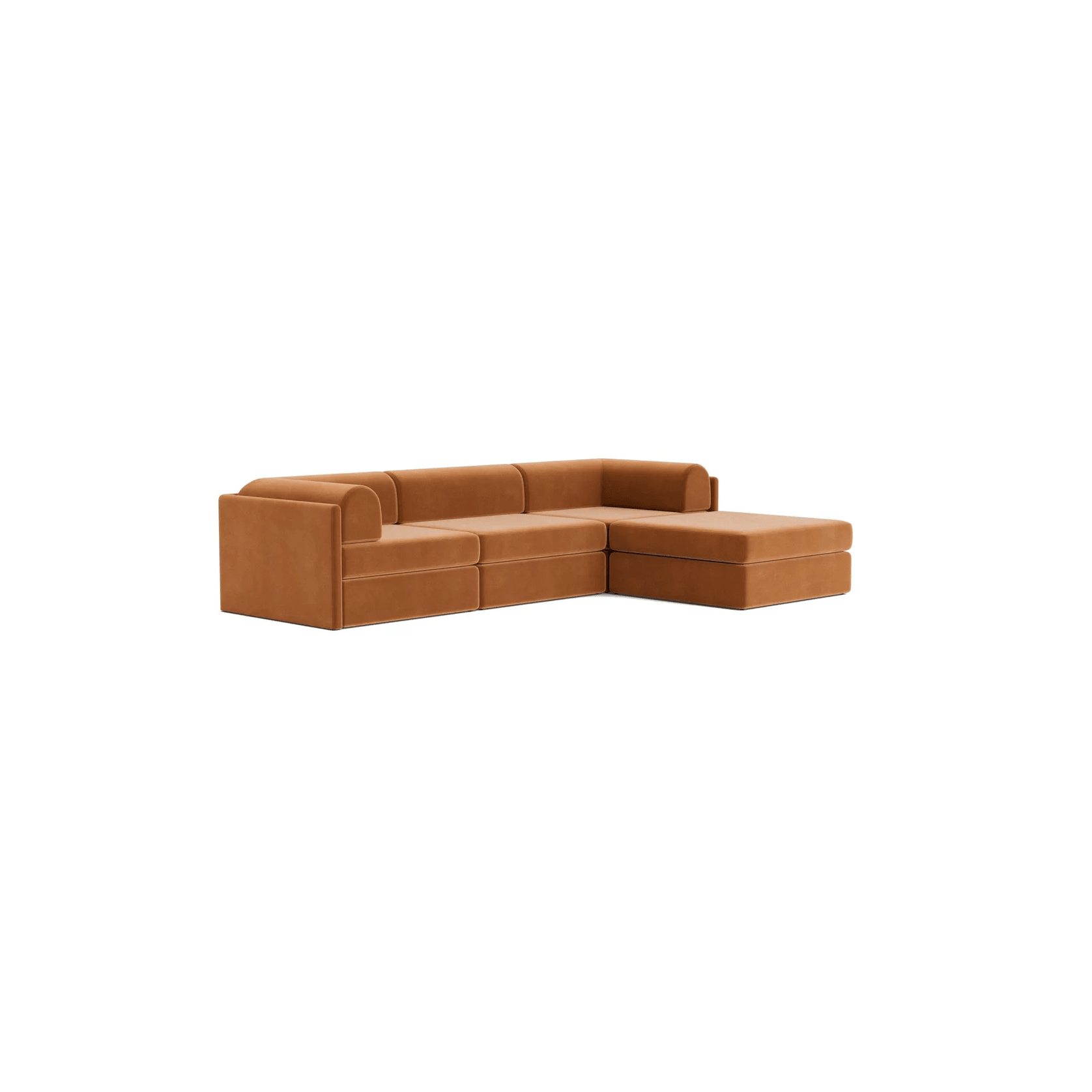 Addy 4 Seater Chaise Sofa gallery detail image
