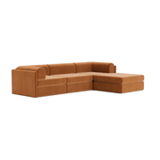 Addy 4 Seater Chaise Sofa gallery detail image