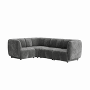 Plum LHF Chaise Sofa gallery detail image