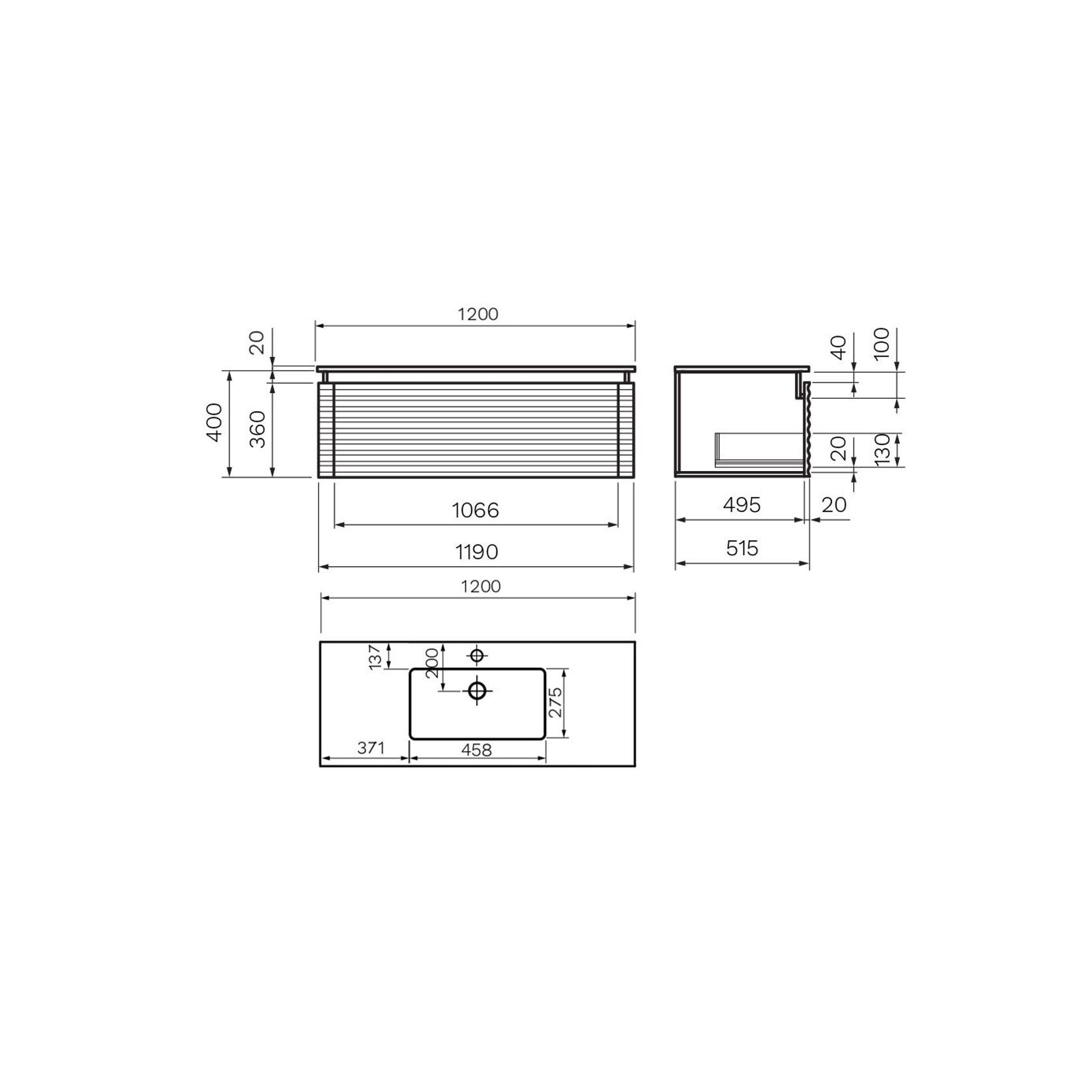 Parisi Vanities with Evostone Tops gallery detail image