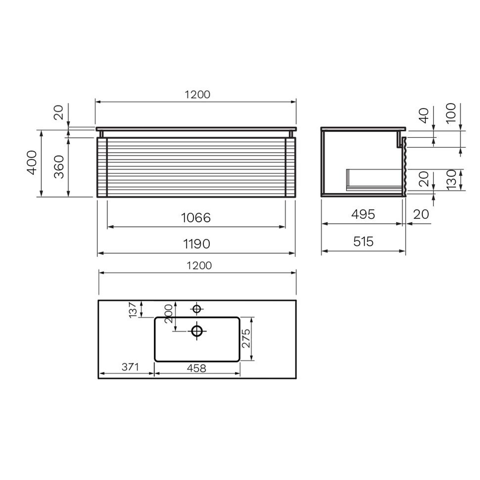 Parisi Vanities with Evostone Tops gallery detail image