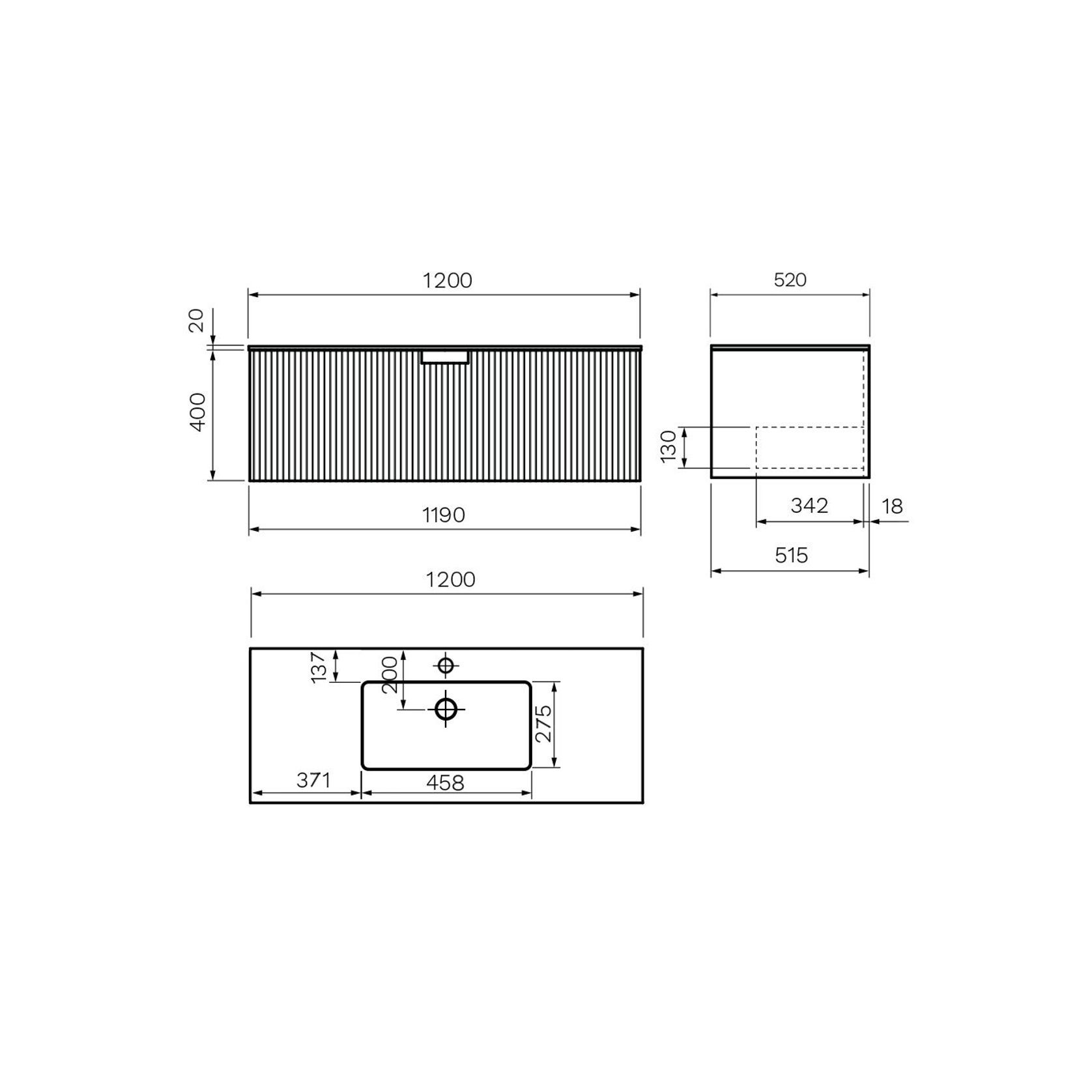 Parisi Vanities with Evostone Tops gallery detail image