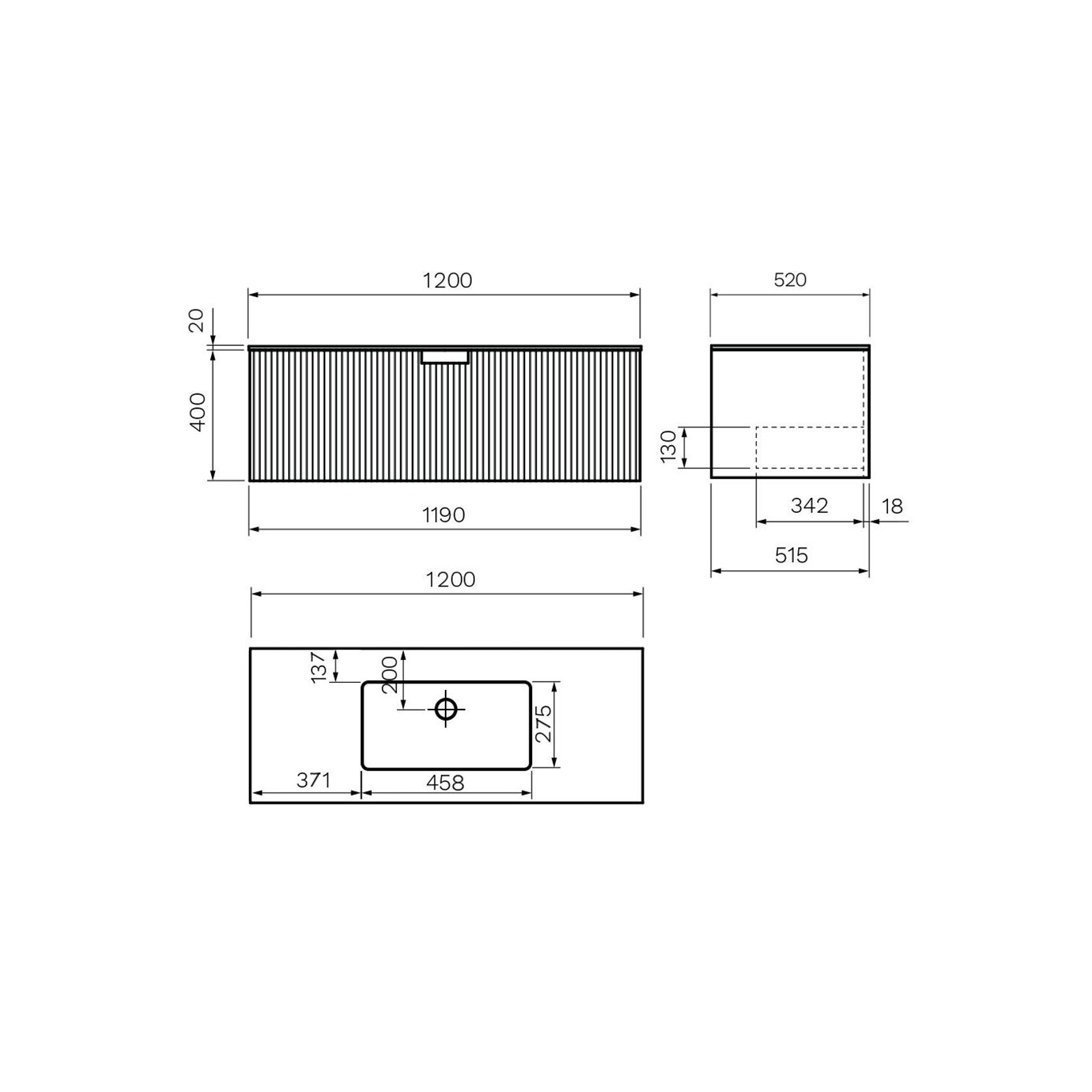 Parisi Vanities with Evostone Tops gallery detail image