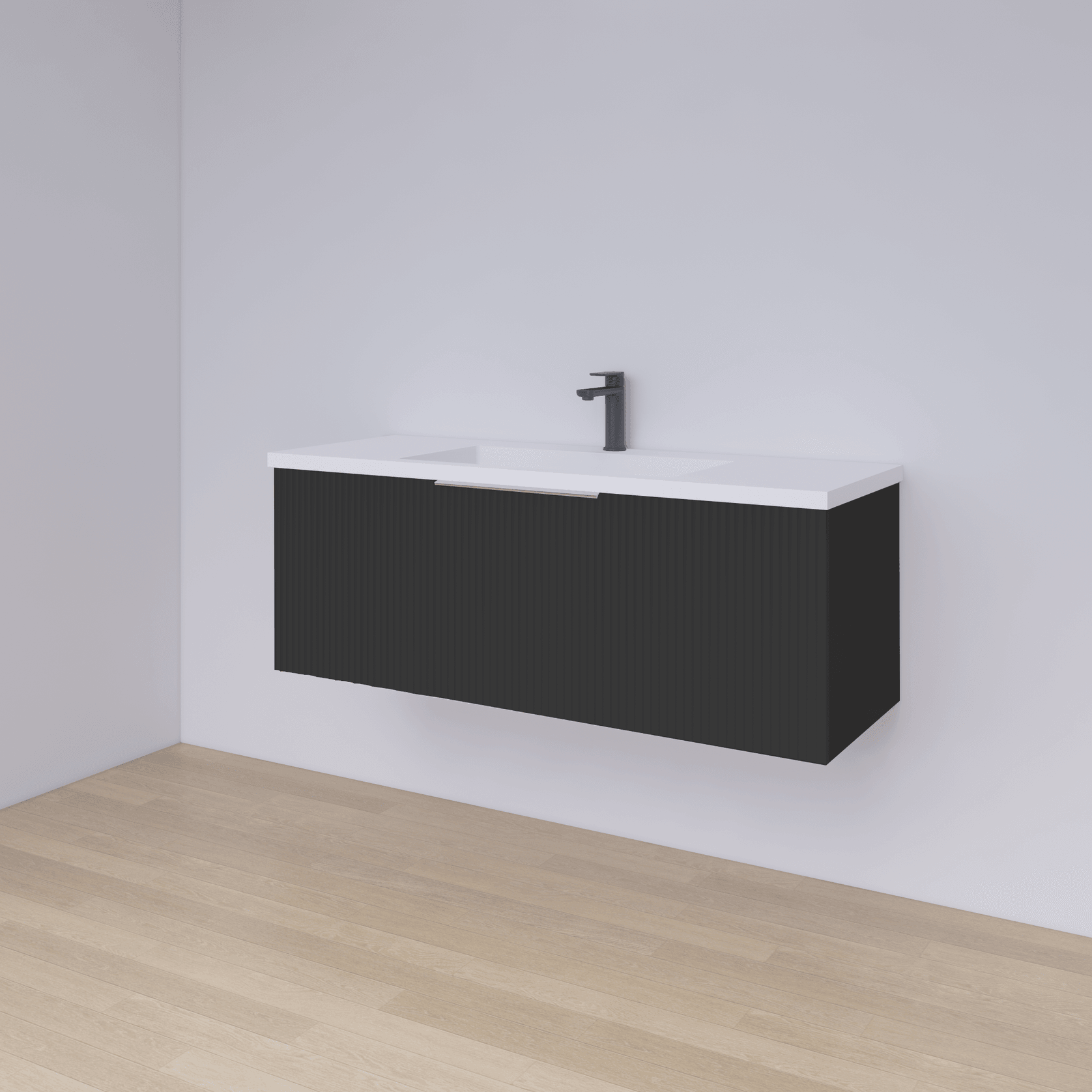 CODE Piper 1200 Single Drawer Vanity Range - 2 Colours gallery detail image
