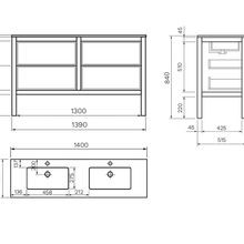 Parisi Vanities with Evostone Tops gallery detail image