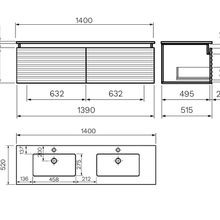 Parisi Vanities with Evostone Tops gallery detail image