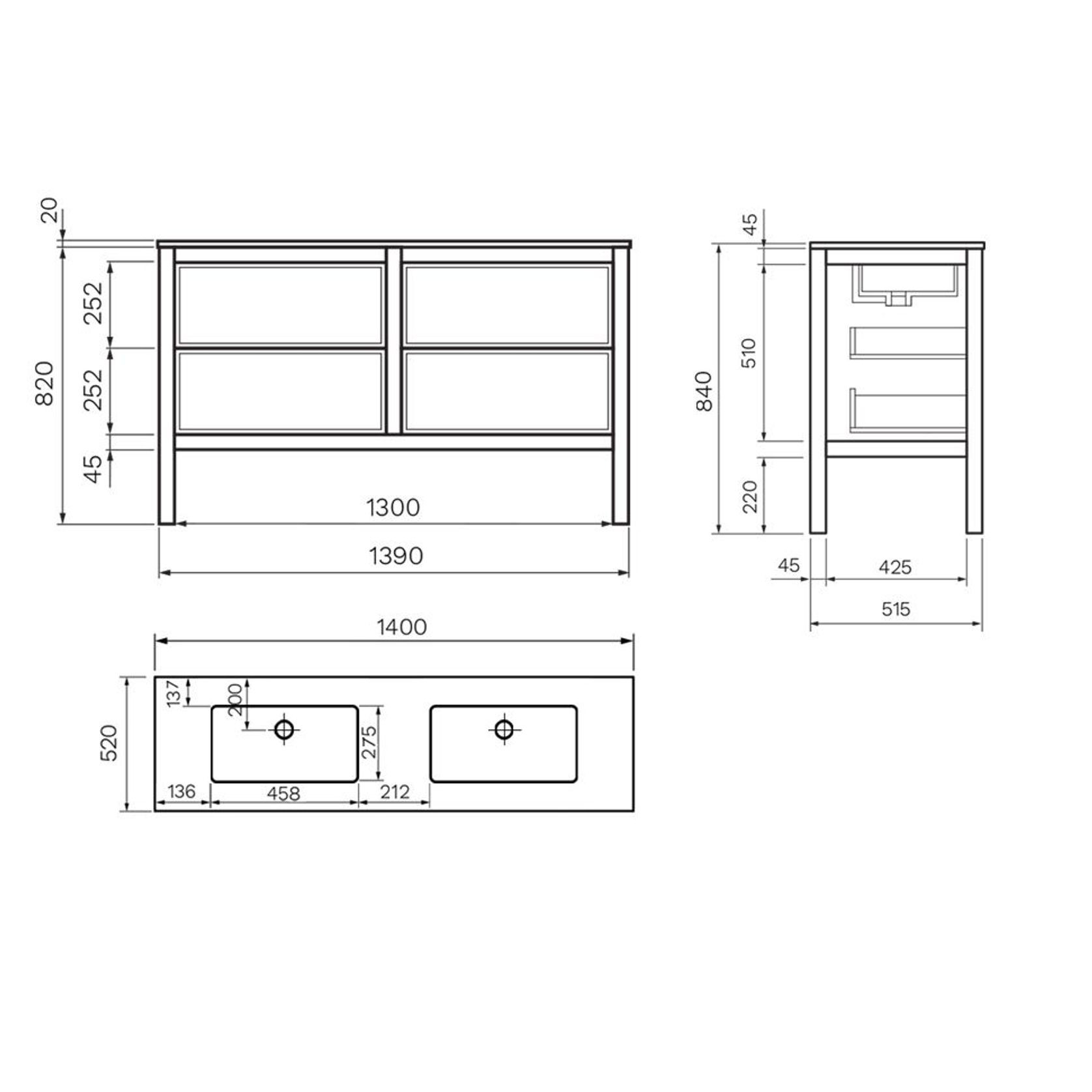 Parisi Vanities with Evostone Tops gallery detail image