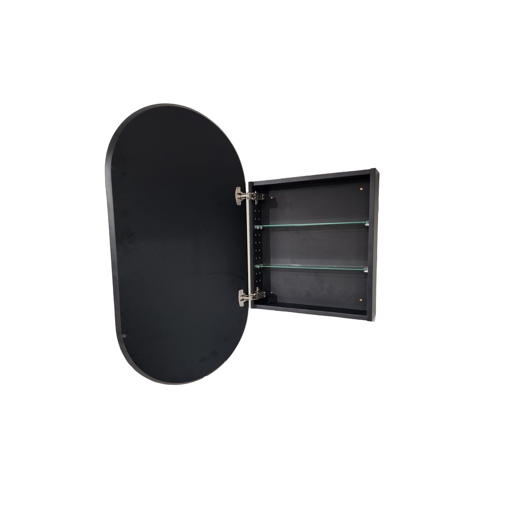 CODE Neo Oval Inset Mirror Cabinet 500 X 950Mm - 2 Colours gallery detail image