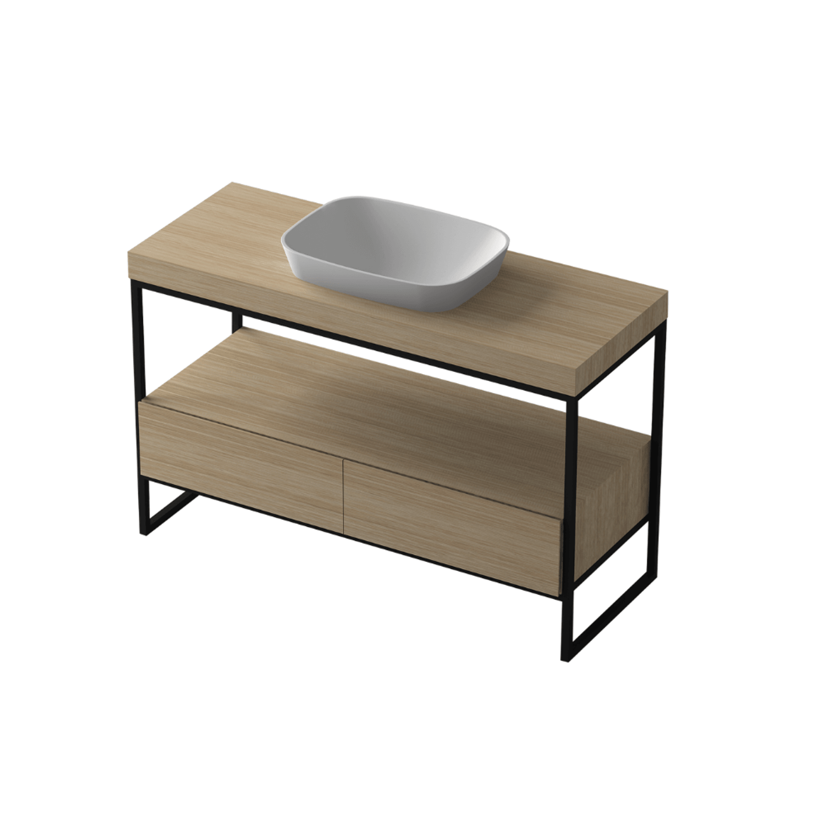 1200mm Floorstanding Timber MDF Vanity and Bowl G2722-0 gallery detail image