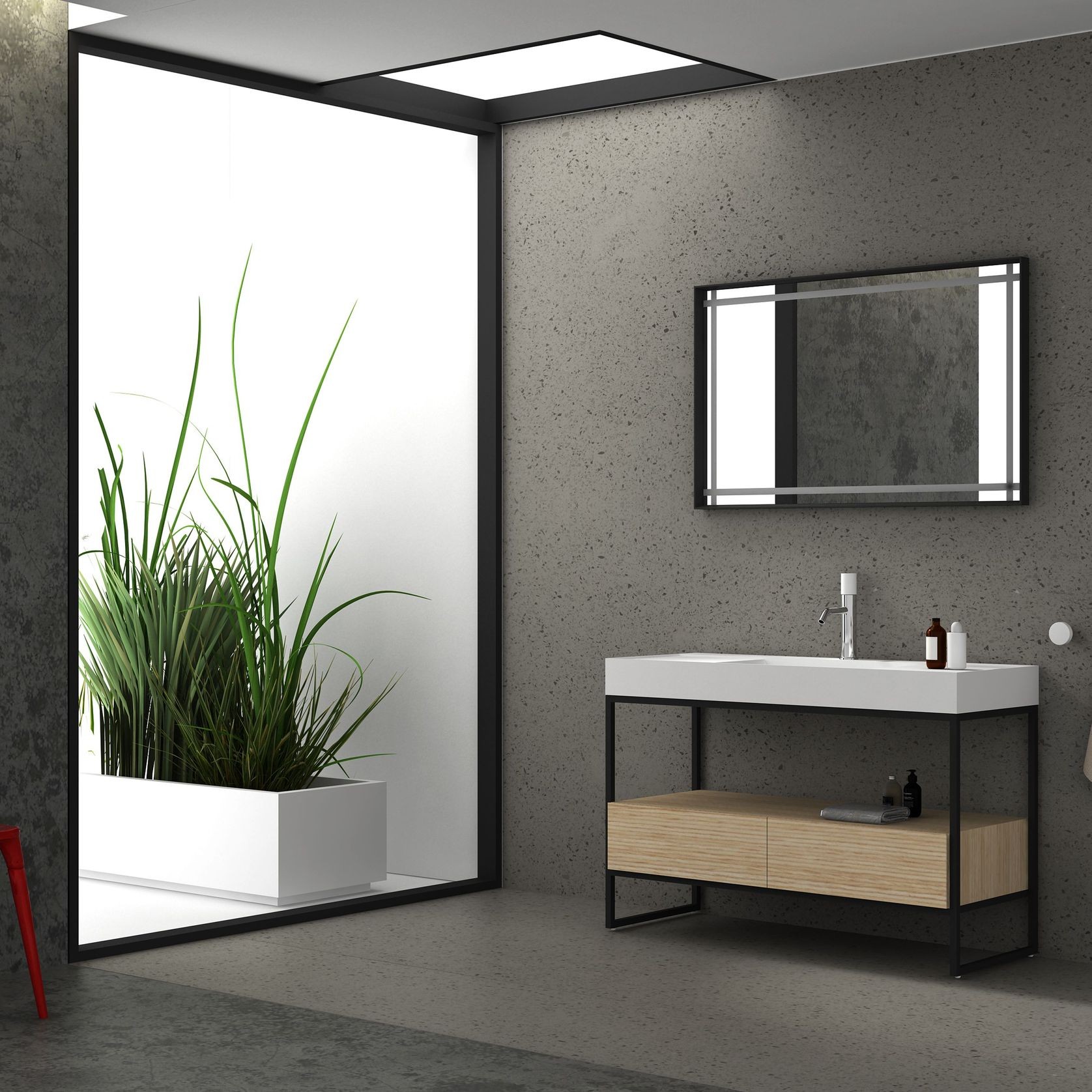 G2760 1200mm Solid Surface & MDF Vanity gallery detail image