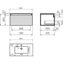 Parisi Vanities with Evostone Tops gallery detail image