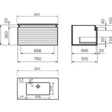 Parisi Vanities with Evostone Tops gallery detail image