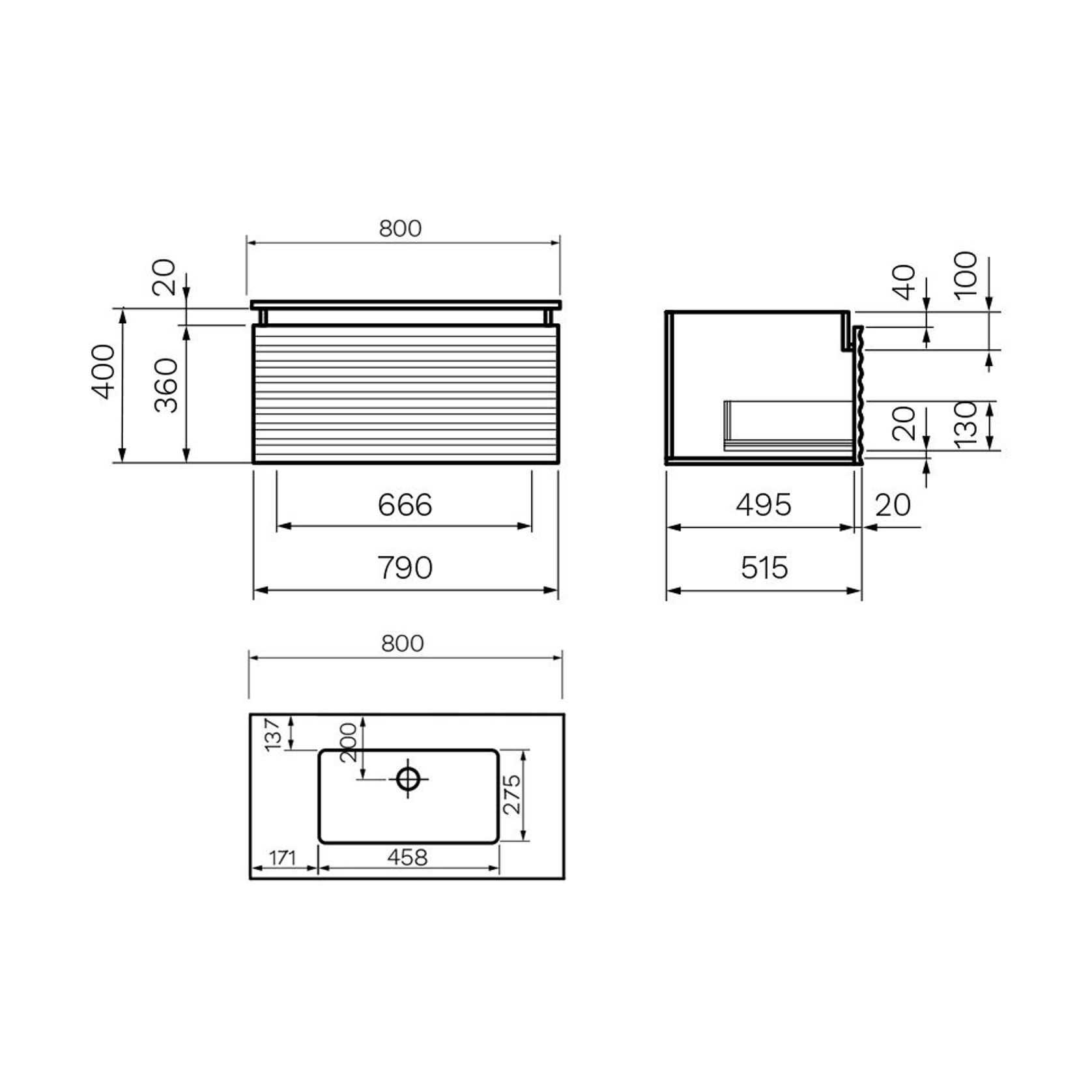 Parisi Vanities with Evostone Tops gallery detail image