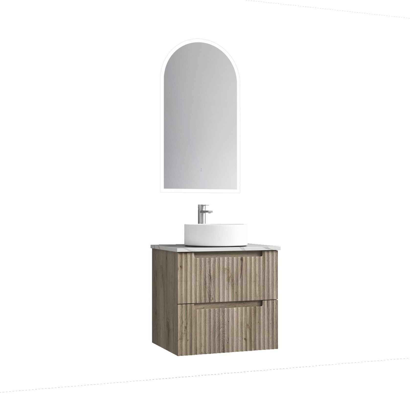Aulic Tuscana Wall Hung Vanity 600mm gallery detail image