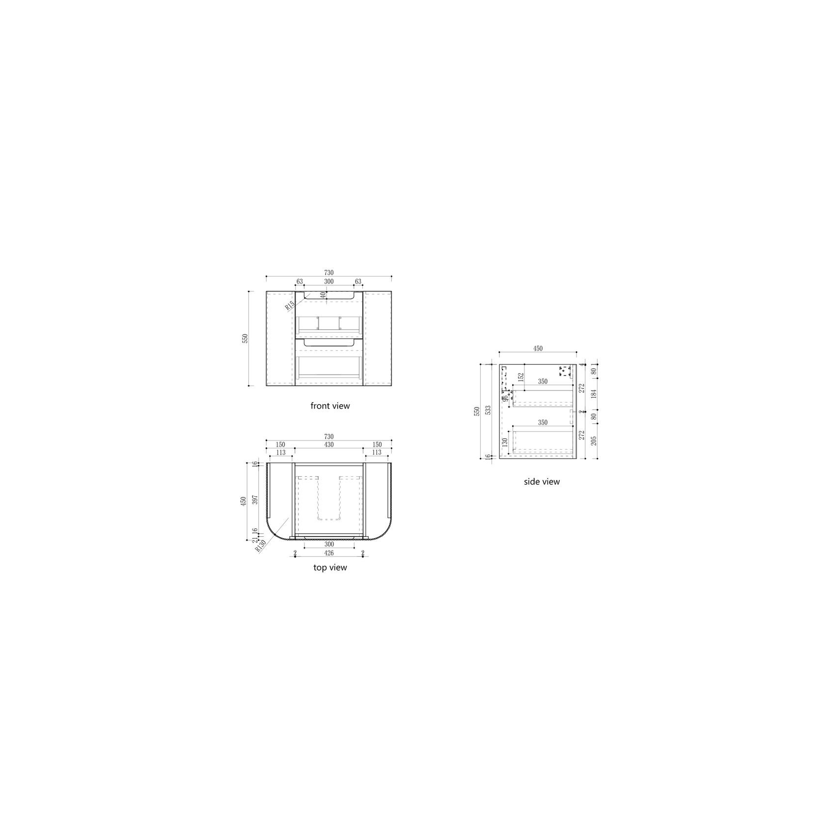 Aulic Varcelli Tier Wall Hung Vanities gallery detail image