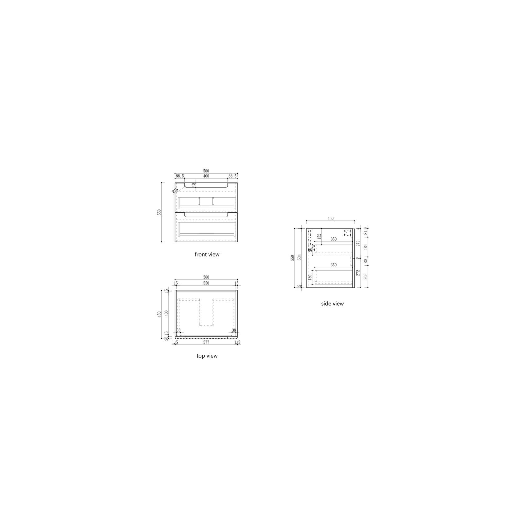 Aulic Lovina Tier Wall Hung Vanities gallery detail image