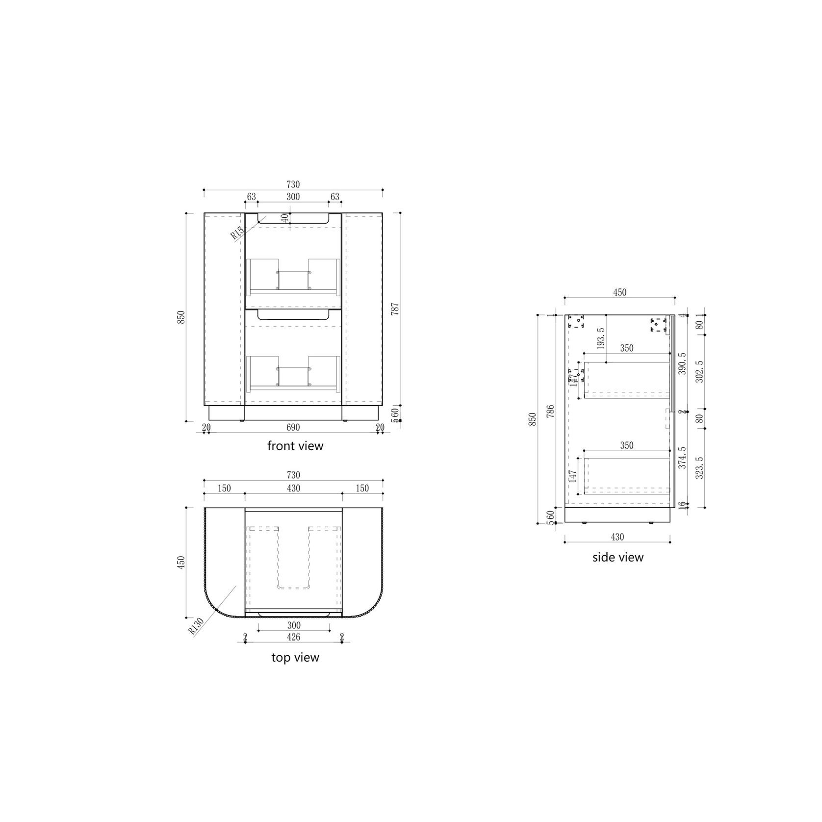 Aulic Curva Floor Standing gallery detail image