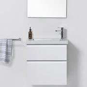 Cangas Slim Wall-Hung Vanity, 2 Drawers gallery detail image