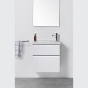 Cangas Slim Wall-Hung Vanity, 2 Drawers gallery detail image